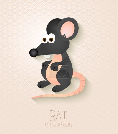 Chinese zodiac set Year of the Rat