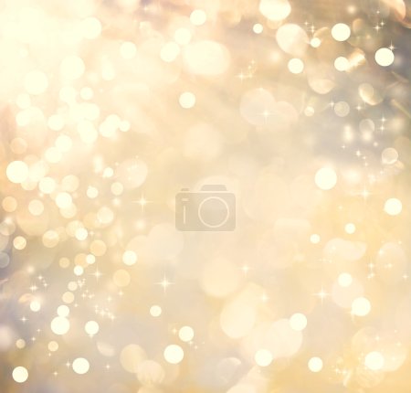 Golden colored abstract shiny light background