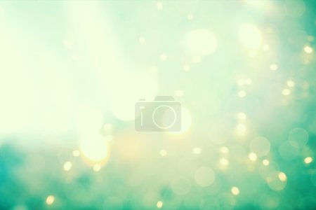 Abstract teal light background
