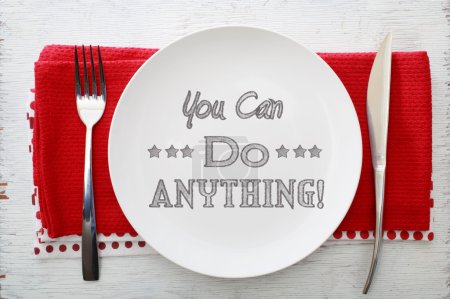 You Can Do Anything Inspirational Meal