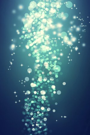 Blue colored abstract shiny light background