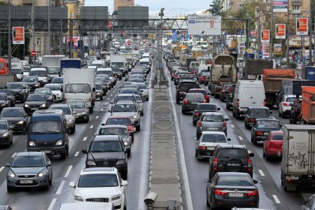 Moscow. Day traffic jam