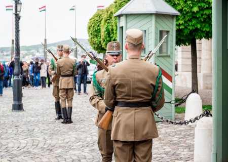 Changing of the Guards in the Buda Castle,