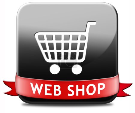 web shop button