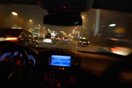 night car driving