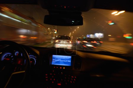 night car driving