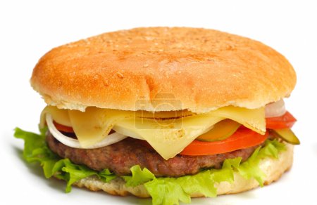 Fast food hamburger