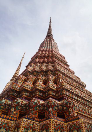 Buddhist temple gable at Thailand