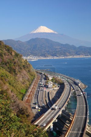 Mt. Fuji and Expressway