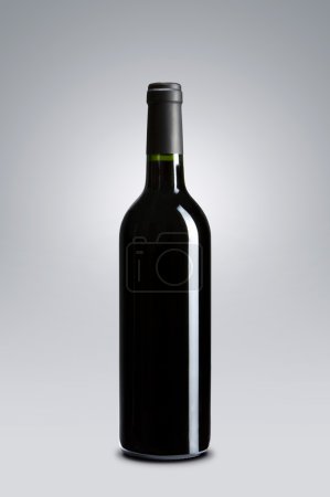 Blank wine bottle