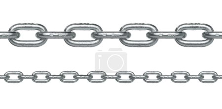 Seamless silver chain