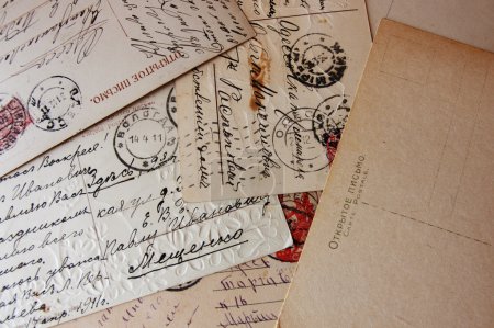 Old vintage letters