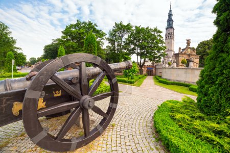 Cannons under Jasna Gora monastery in Czestochowa
