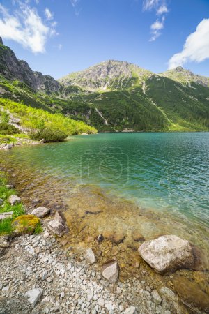 Eye of the Sea lake in Tatra mountains
