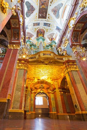 Interiors of Jasna Gora monastery in Czestochowa