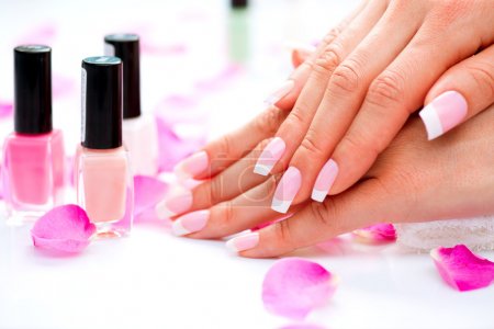 Manicure and Hands Spa.