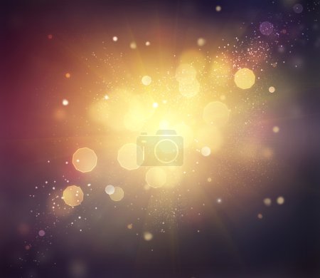 Gold Festive Christmas Background. Golden Abstract Backdrop