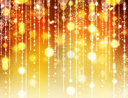 Golden Abstract Holiday background