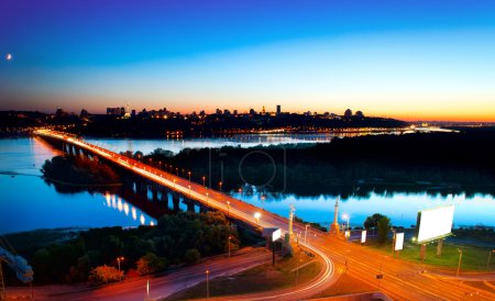 Kiev City - the capital of Ukraine. Night View