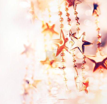 Christmas Holiday Abstract Background with Stars
