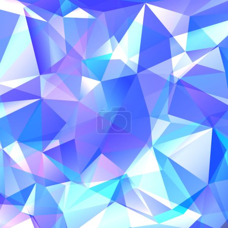 Blue background polygon