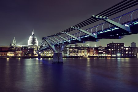 Millennium Bridge and St Pauls