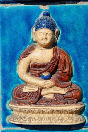 Buddha statue pattern
