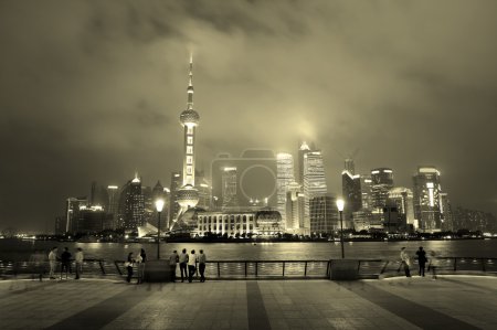Shanghai urban city skyline
