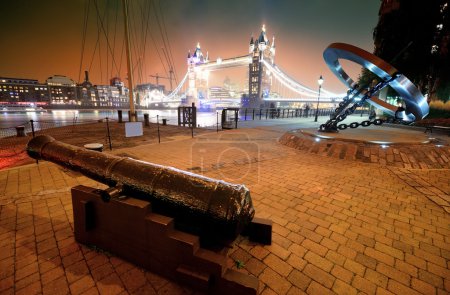 Cannon and Tower Bridge