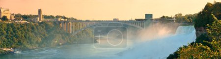 Niagara Falls sunrise panorama