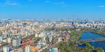 Beijing aerial view