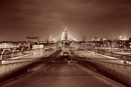 Millennium Bridge and St Pauls