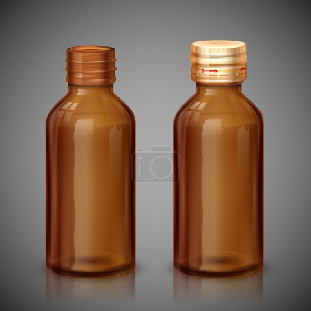 Medicine Syrup Bottle