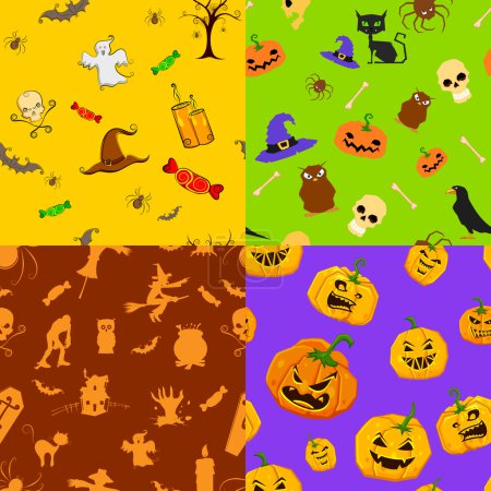 Halloween seamless Pattern