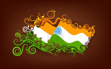 Floral Indian Flag