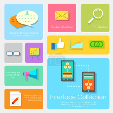 Flat Interface Design Collection