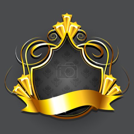 Golden Royal Badge