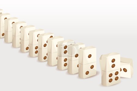 Trail of Dominos