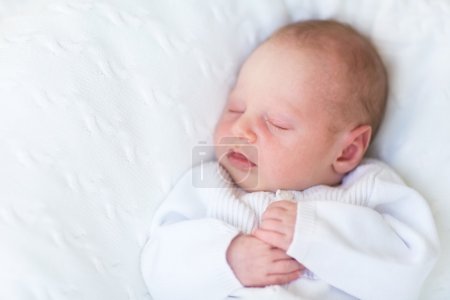 Sweet newborn baby sleeping