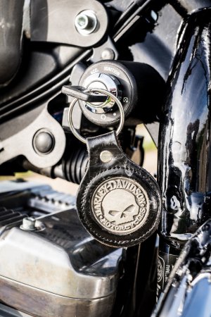 Harley-Davidson ignition key skull