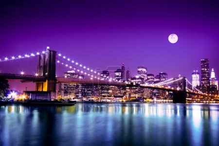 NYC Brooklyn Bridge and Skyline