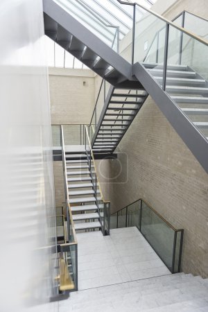 Multi level modern staircase