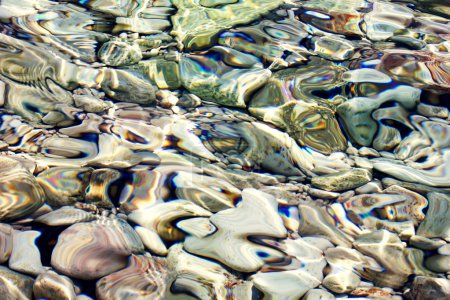 stones underwater