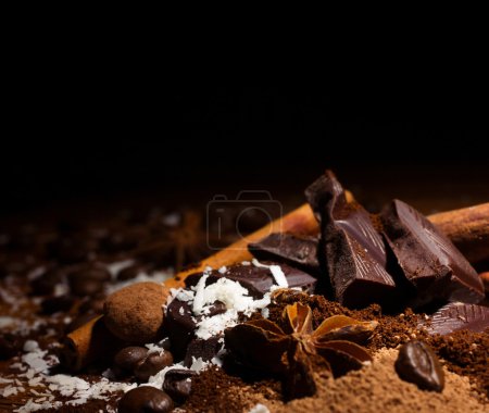chocolate mix with spices