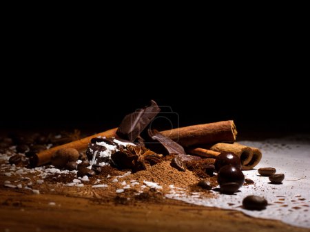 chocolate mix with spices