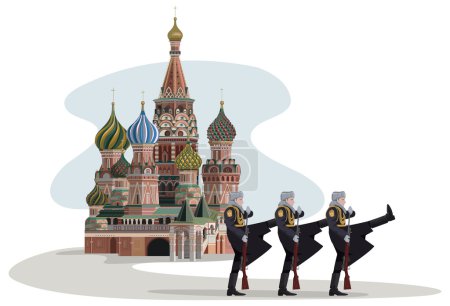 Kremlin and Russian Soldiers