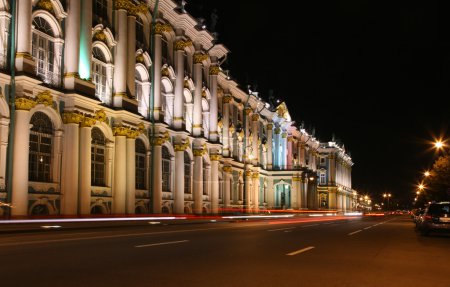 Night street in St. Peterburg