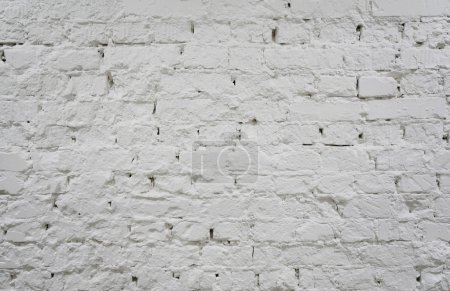 Painted brick white wall 2