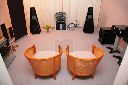 Room with hi-end audio system
