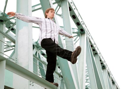 Man on the bridge